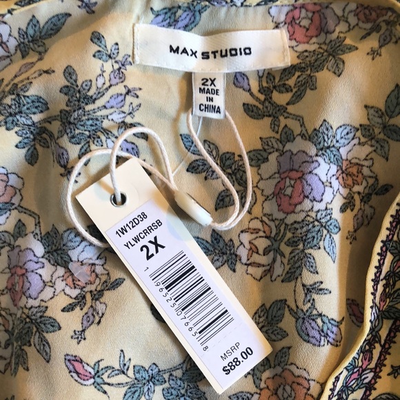 NWT Max Studio Blouse - Picture 4 of 4